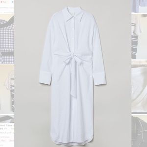 White h&m dress